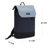 Ela Mo Rucksack Damen - Daypack schön u. durchdacht - Laptop Rucksäcke für Frauen - Anti Diebstahl Tasche für Schule, Uni, Business (Nightblue)