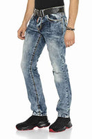 Cipo Baxx Herren Jeans Hose Regular Fit Blau CD148 W31 L34