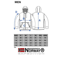 Geographical Norway Gymclass Men - Hoodie Herren mit Kapuze Zip Tasche Känguru Mann - Pullover Sweatshirt Warm Langarm - Hoody Männer Jungen Frühling Sommer Herbst Winter (Rot L)