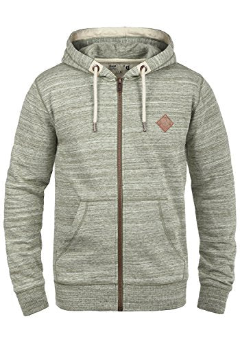 Solid Craig Herren Sweatjacke Kapuzenjacke Hoodie Mit Kapuze Und Reißverschluss, Größe:XL, Farbe:Ivy Green (3797)