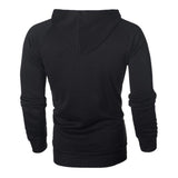 Herren-Sweatshirt, langärmelig, mit Reißverschluss, Samt, Größe M - 3XL Gr. M, schwarzblau