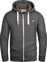 Grin&Bear Herren Kapuzenpullover anthrazit, L, GEC022