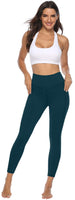 Persit Sporthose Damen, Sport Leggins für Damen Yoga Leggings Yogahose Sportleggins Dunkelgrün-Size 34 (Herstellergröße: XS)