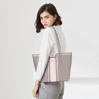 Pomelo Best Damen Shopper Große Handtasche mit einstellbare Schulter klassische Tasche für Büro, Schule und Einkauf