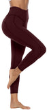 Persit Sporthose Damen, Sport Leggins für Damen Yoga Leggings Yogahose Sportleggins Weinrot-Size 36/38 (Herstellergröße: S)