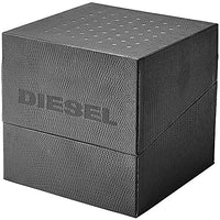 Diesel Herrenuhr Mega Chief, Chronographenwerk, 51mm Schwarzes Edelstahlgehäuse mit einem Nylon, Silikon Armband, DZ4512