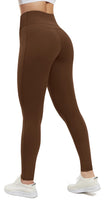 Persit Sporthose Damen, Sport Leggings High Waist Yogahose Gym Leggins Sportleggins Lange (36/38, Tiramisu, Herstellergröße: S)