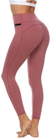 Persit Sporthose Damen, Sport Leggins für Damen Yoga Leggings Yogahose Sportleggins, Dusty Rose, 34 (Herstellergröße: XS)