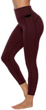 Persit Sporthose Damen, Sport Leggins für Damen Yoga Leggings Yogahose Sportleggins Weinrot-Size 36/38 (Herstellergröße: S)