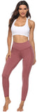 Persit Sporthose Damen, Sport Leggins für Damen Yoga Leggings Yogahose Sportleggins, Dusty Rose, 34 (Herstellergröße: XS)