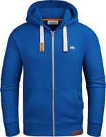 Grin&Bear Hoodie Herren Hoodie Sweatshirt Pullover GEC022 Bright Blue L