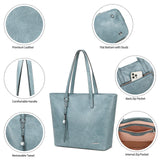 Pomelo Best Handtasche Damen Shopper Groß Damen Tasche für Büro Schule Einkauf Vintage Henkeltasche
