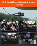 VANTRUE N5 4 Kanal 2.7K Dashcam Auto WiFi, STARVIS 2 IMX675 Nachtsicht, 1944P+1080P+1080P+1080P, Vorne hinten HDR+ WDR Dash Cam, Sprachsteuerung Dashcams, GPS, 24Std. Puffer Parkmodus, Max 1TB