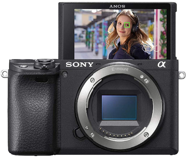 Sony Alpha 6400 | APS-C Spiegellose Kamera (Schneller 0,02s Autofokus 24,2 Megapixel, neigbares Display für Vlogging)