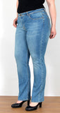 ESRA Jeans Damen High Waist Damen Jeans Stretch Damen Jeans Straight Übergröße FG4