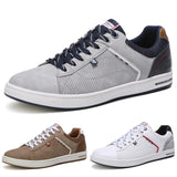 ARRIGO BELLO Sneaker Herren Schuhe Business Freizeitschuhe Leichte Trainers für Walking, Laufen, Sport Größe 41-46 (42, A_Grau)