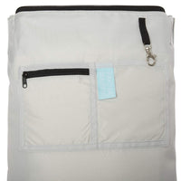 Ela Mo Rucksack Damen - Schön u. Durchdacht - Daypack mit Laptopfach & Anti Diebstahl Tasche für Ausflüge, Uni, Schule u. Büro (The Grey)