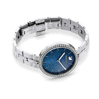 Swarovski Cosmopolitan Uhr, Metallarmband, Blau, Edelstahl