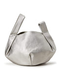 The Drop Women's Avalon Small Tote Bag, Metallic Silver, One Size