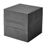 Diesel Herren Mega Chief Chronograph, 51 mm Gehäusegröße, Edelstahluhr