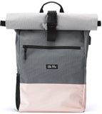 Ela Mo’s Rucksack Damen | Schön und Durchdacht | für Uni Reisen Freizeit Job | mit Laptopfach & Anti Diebstahl Tasche | Rosa