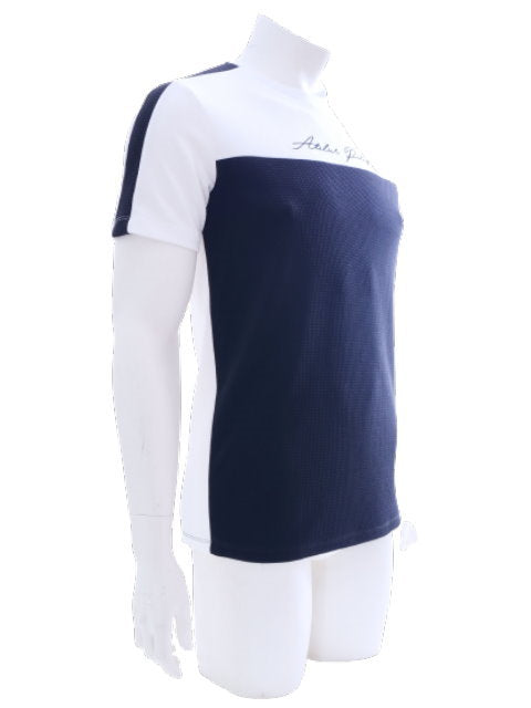 T-shirt homme manches courtes col rond motif imprimé fitness noir blanc S - XXL