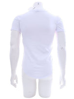 Herren T-Shirt Kurzarm Rundhals Motiv Aufdruck Fitness White S - XXL