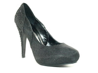 Damen High Heel Pumps Abendschuhe Stilettos Black # 015