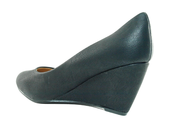 Damen Keilabsatz Pumps Wedges Black # 901-13