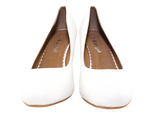 Damen Keilabsatz Brautschuhe Hochzeit Pumps Wedges White # 901-13