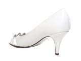 Damen High Heels Brautschuhe Hochzeit Abendschuhe Pumps Riemen White # 39838-1
