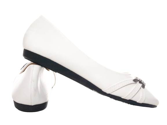 Ballerines mocassins sans lacets pour fille, chaussures basses, style décontracté, blanc # 564