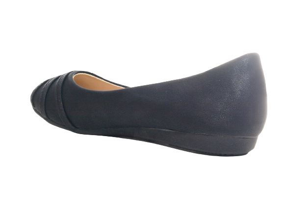 Ballerines mocassins sans lacets pour fille chaussures basses chaussures à enfiler décontractées noir # 564