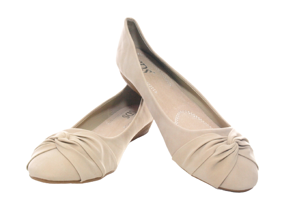 Women's Wedge Ballerina Loafers Moccasins Slip-On Flats Casual Beige # 8074