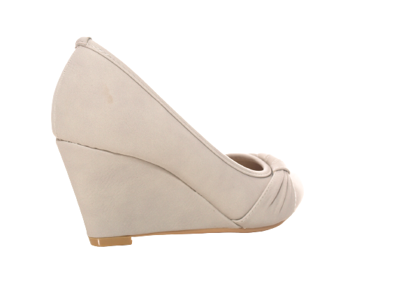 Women's Wedge Pumps Beige # 9381