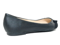 Damen Slipper Halbschuhe Ballerina Loafer Mokassins Slip On Flats Freizeit Black # 8382-7