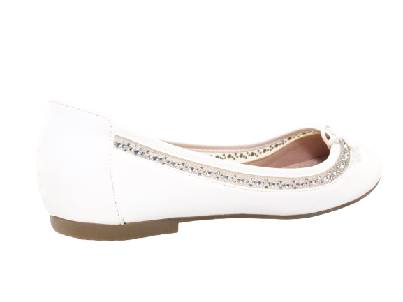 Women's Slip-on Shoes Ballerinas Loafers Moccasins Slip-ons Flats Casual White # 88-11