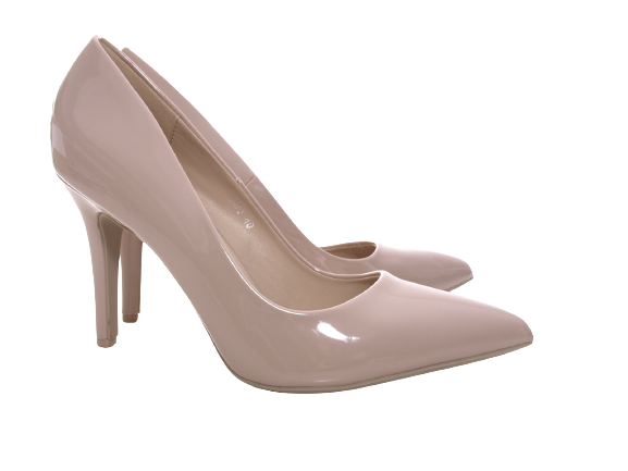 Damen High Heel Plateau Pumps Abendschuhe Stilettos Nude # 70