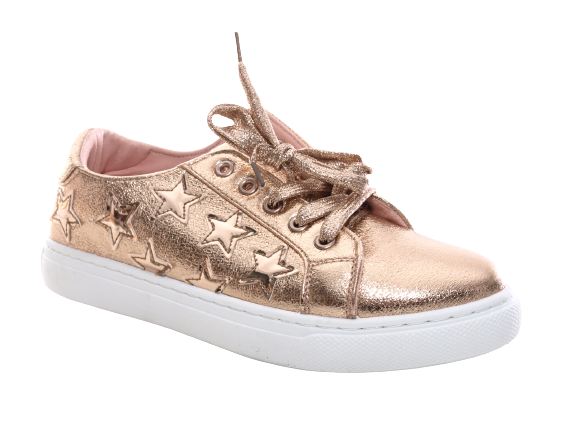 Damen Sneaker Turnschuhe Laufschuhe Halbschuhe Fitness Flach Freizeit Schuhe Gold # 6711