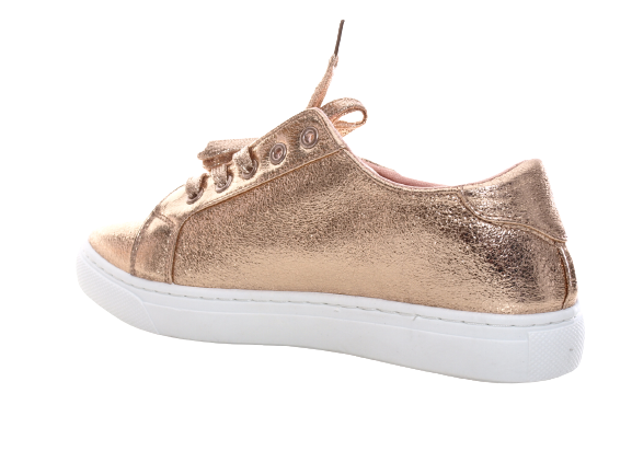 Damen Sneaker Turnschuhe Laufschuhe Halbschuhe Fitness Flach Freizeit Schuhe Gold # 6711