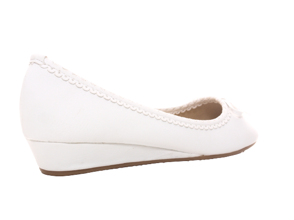 Women's Wedge Ballerina Loafers Moccasins Slip-On Flats Casual White # 1049