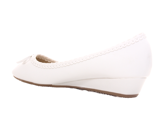 Women's Wedge Ballerina Loafers Moccasins Slip-On Flats Casual White # 1049