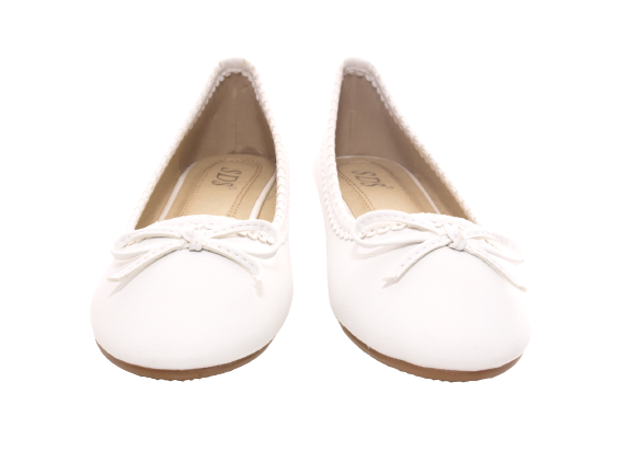 Women's Wedge Ballerina Loafers Moccasins Slip-On Flats Casual White # 1049