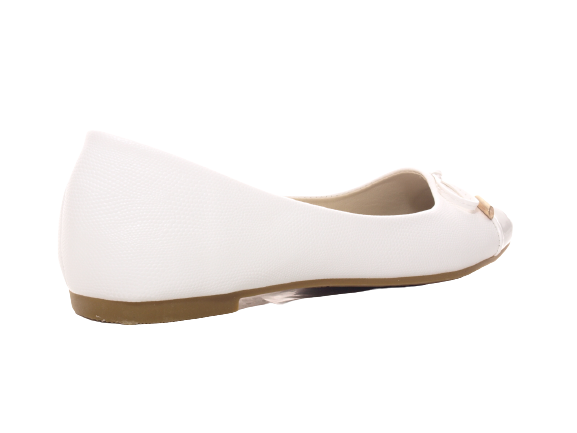 Women's Slip-On Loafers Ballerina Moccasins Flats Casual White # 10105