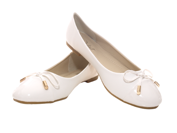 Women's Slip-On Loafers Ballerina Moccasins Flats Casual White # 10105
