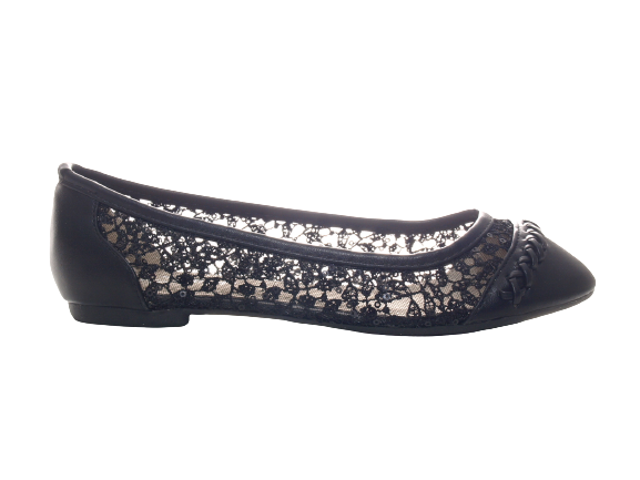Chaussures basses pour femmes, ballerines, mocassins, chaussures à enfiler, plates, loisirs, noir # 251