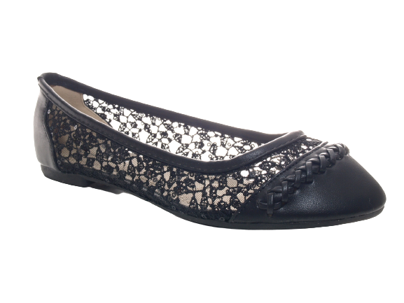 Chaussures basses pour femmes, ballerines, mocassins, chaussures à enfiler, plates, loisirs, noir # 251