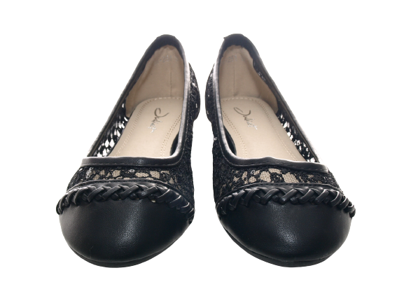 Chaussures basses pour femmes, ballerines, mocassins, chaussures à enfiler, plates, loisirs, noir # 251