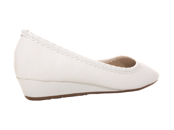 Ballerines compensées pour femmes, mocassins, chaussures à enfiler, chaussures plates, décontractées, blanc # 1048