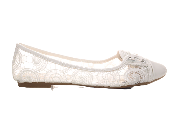 Women's Slip-On Loafers Ballerina Moccasins Slip-On Flats Casual White # 006-9